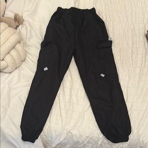 Black Kids Cargo Pants